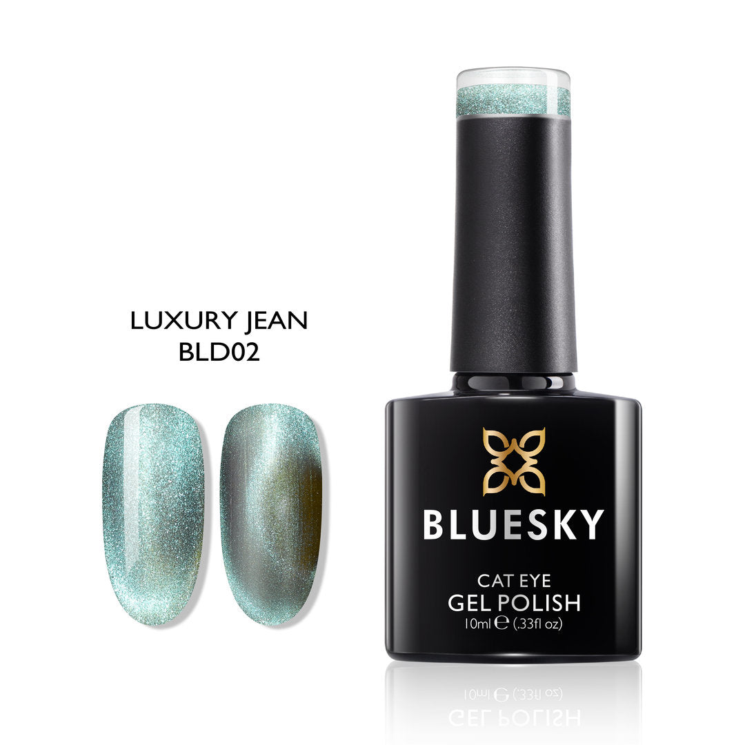 Bluesky Magnetic Gel Polish, Luxury Jean