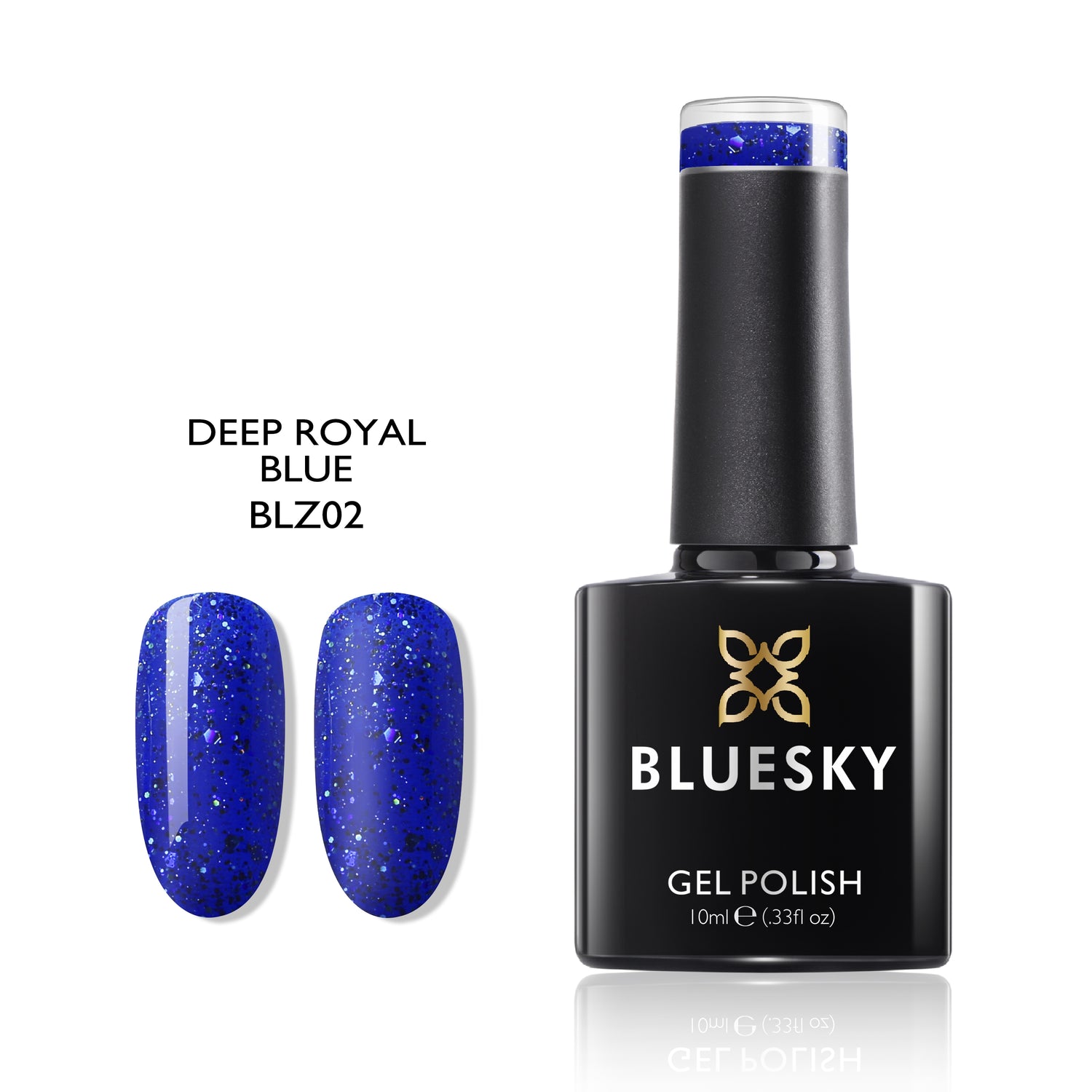 Bluesky Gel Polish, Deep Royal Blue