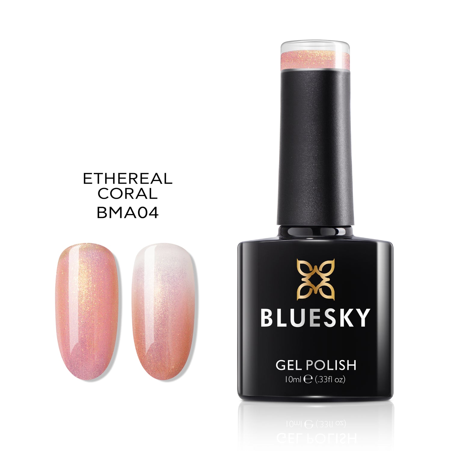 Bluesky Gel Polish, Ethereal Coral
