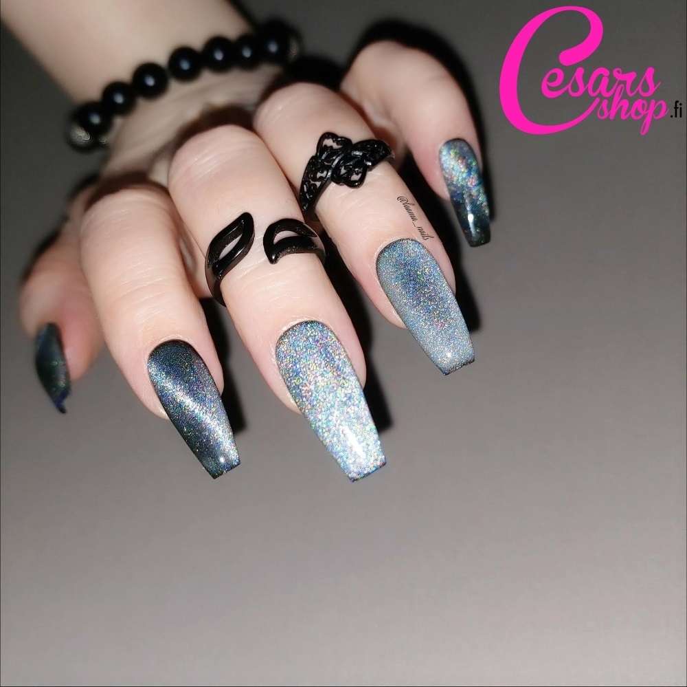 Bluesky No Wipe Gel topcoat, Magnetic Holo