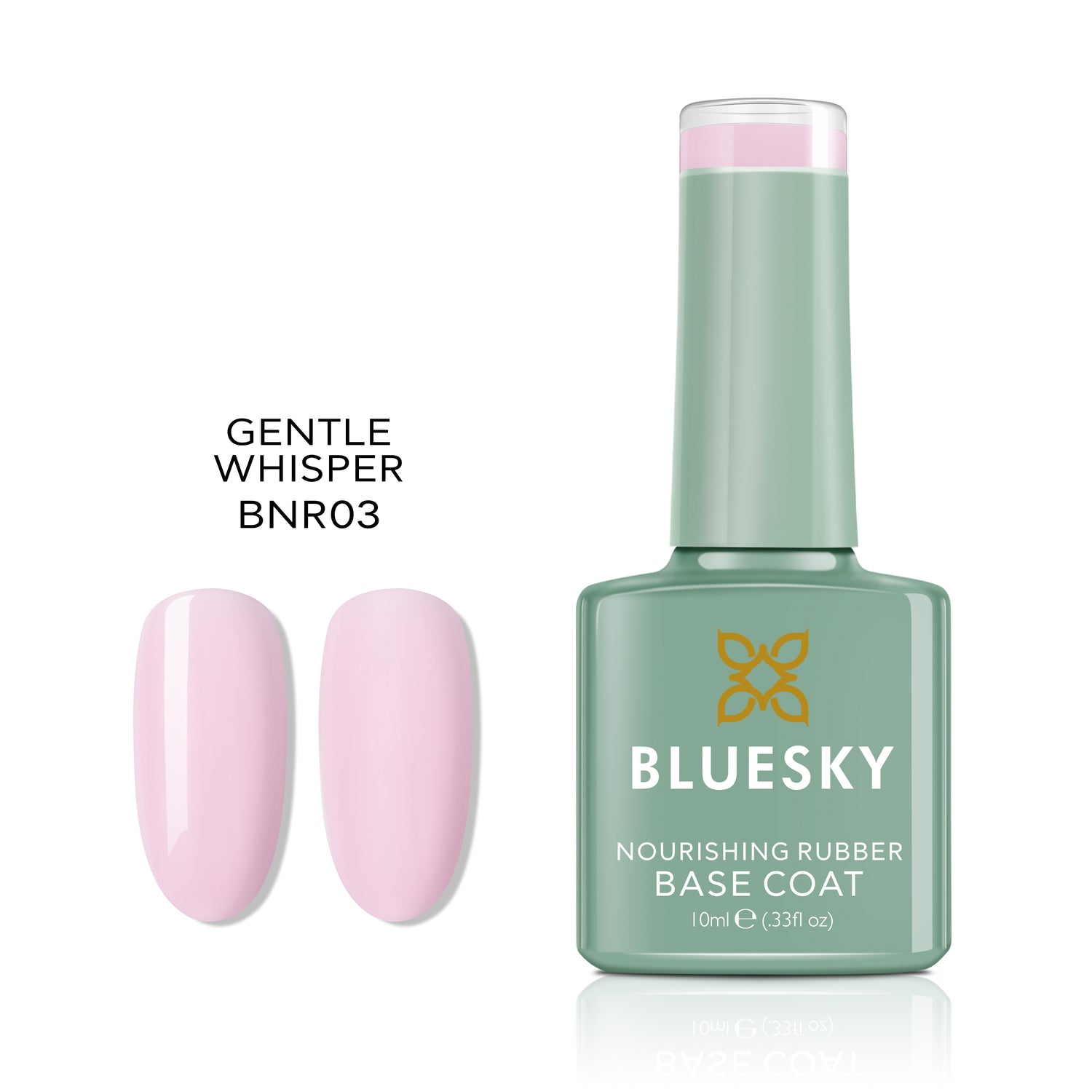 Bluesky Nourishing Rubber Base Coat, Gentle Whisper