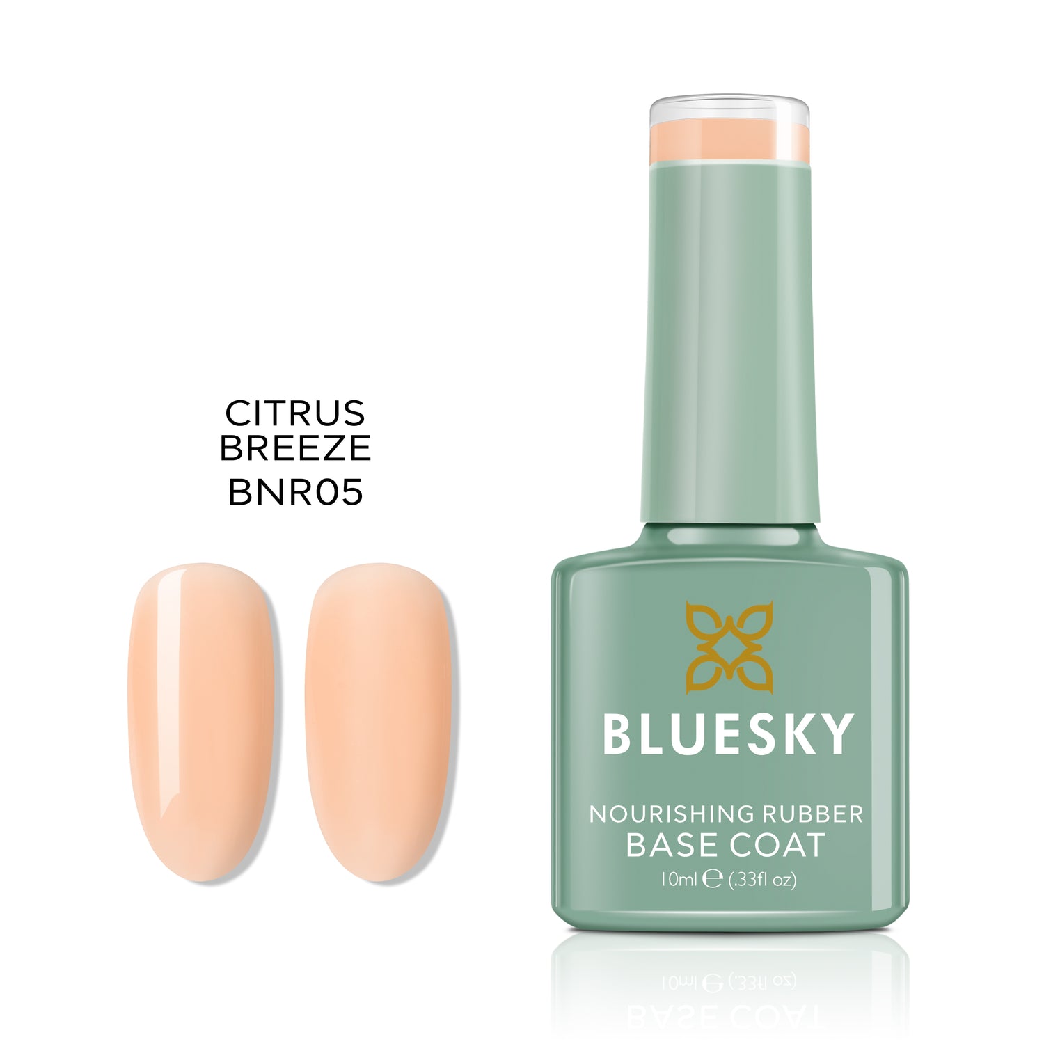 Bluesky Nourishing Rubber Base Coat, Citrus Breeze