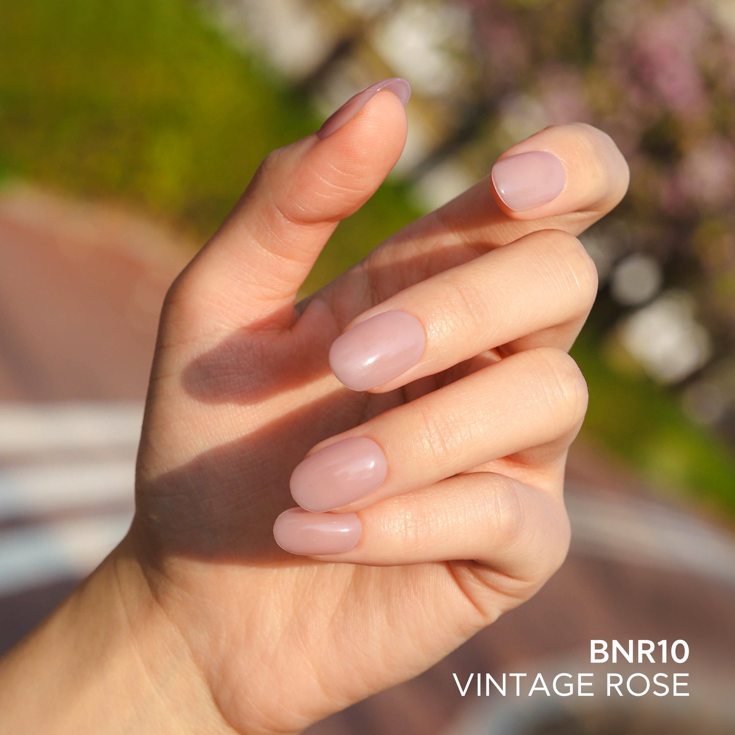 Bluesky Nourishing Rubber Base Gel polish, Vintage Rose
