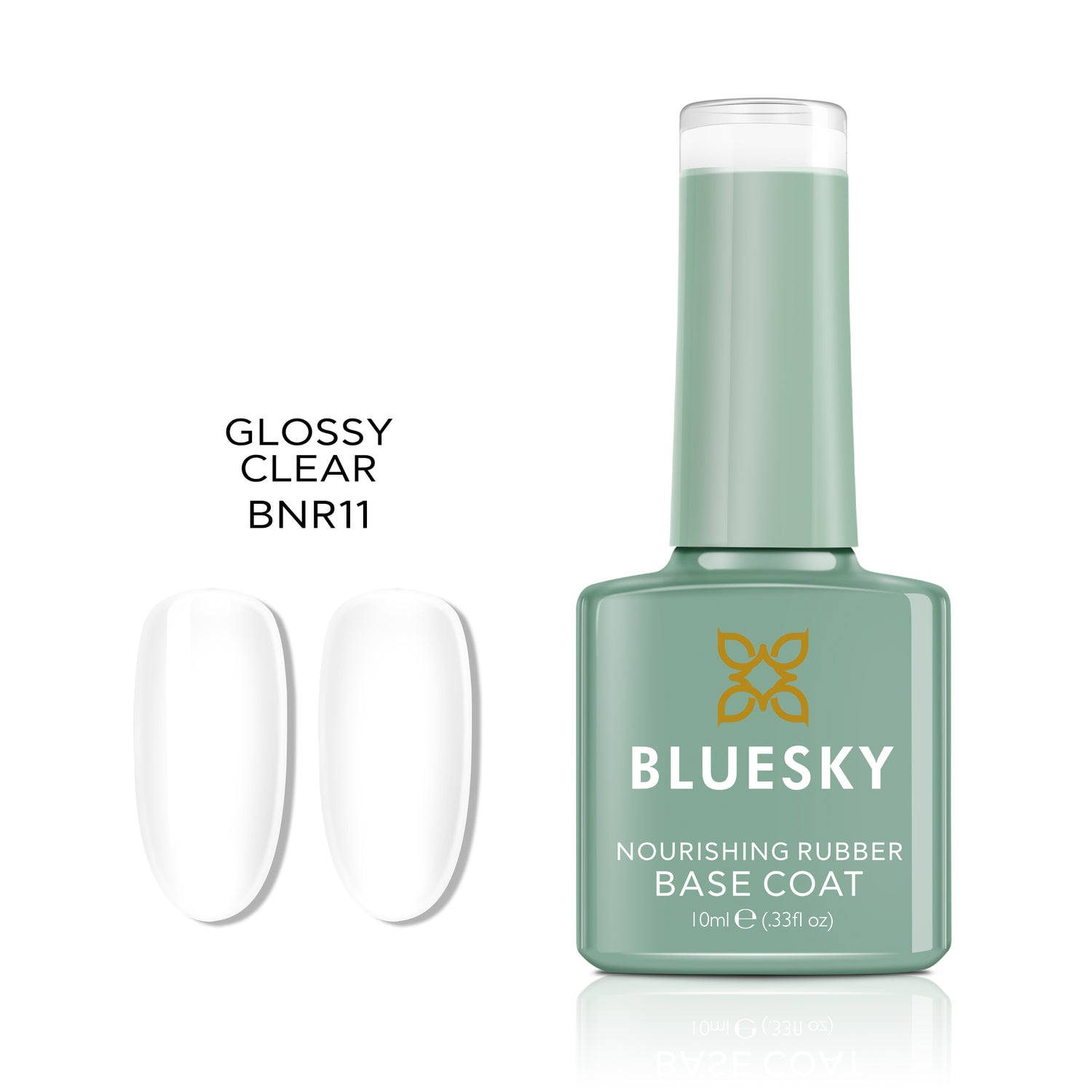 Bluesky Nourishing Rubber Base Geelialuslakka, Glossy Clear