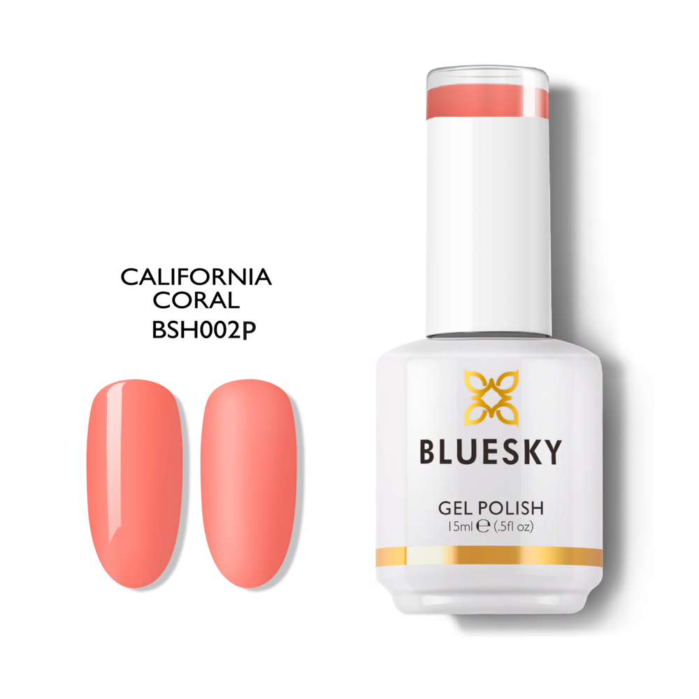 Bluesky Gel Polish, California Coral