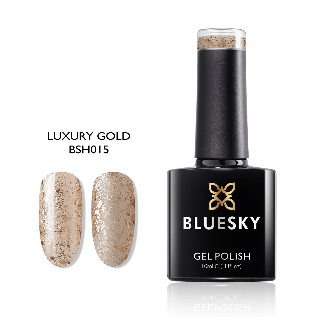 Bluesky Gel Lacquer, Luxury Gold