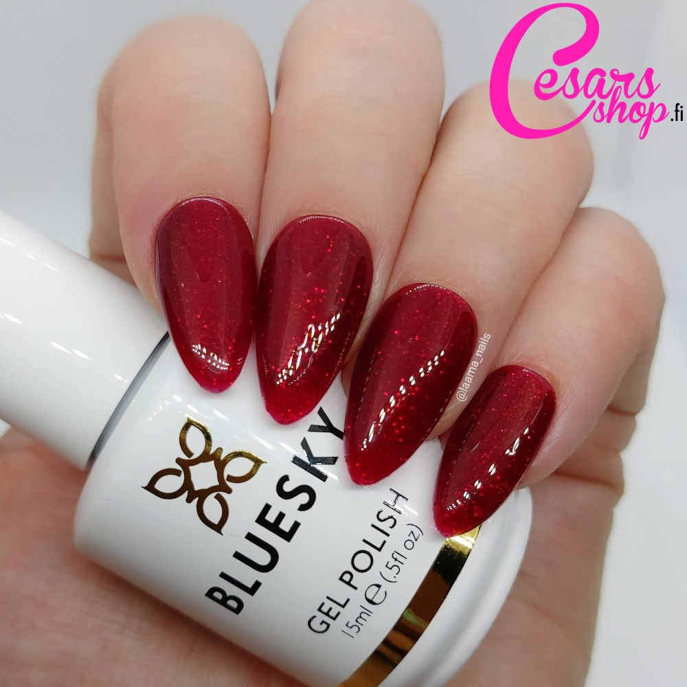 Bluesky Gel Polish, Red Flame