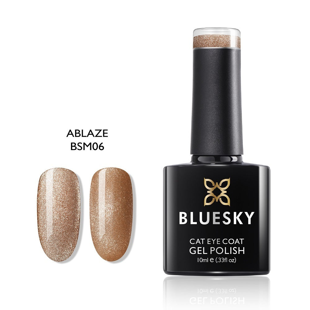 Bluesky Magnetic Gel Polish, Ablaze