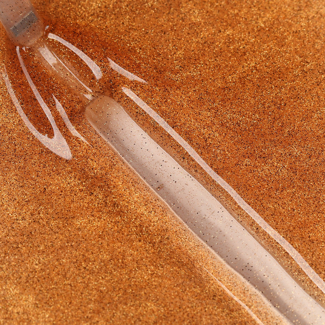 Bluesky No Wipe Gel Glitter Top Coat Gel, Sandy