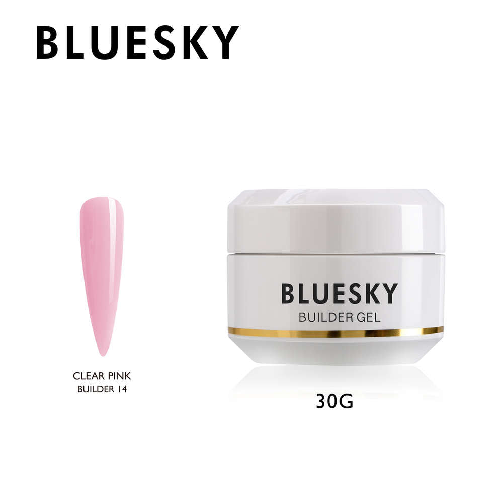 Bluesky Builder Gel, Clear Pink