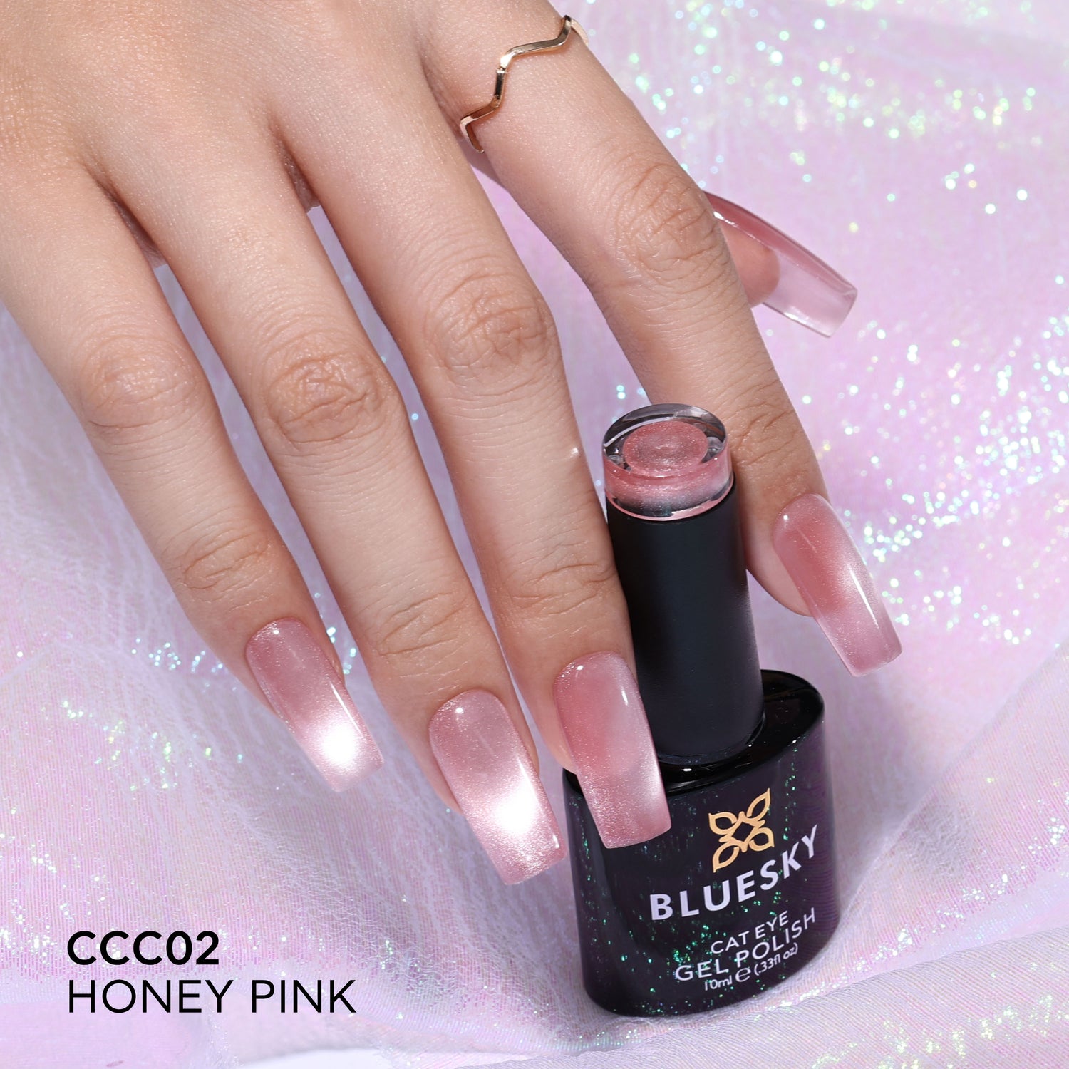 Bluesky Magneettigeelilakka, Honey Pink