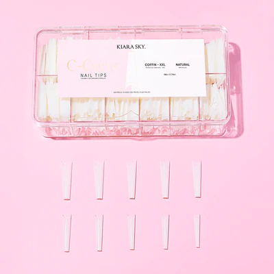 Kiara Sky XXL C-Arc Tips, Natural 500 pcs