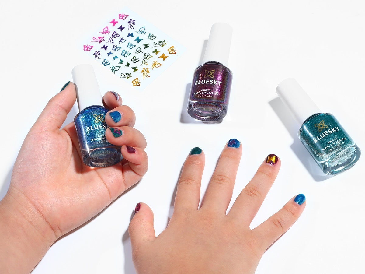 Bluesky Airkiss Peel Off Kynsilakkasetti, Cosmic Space