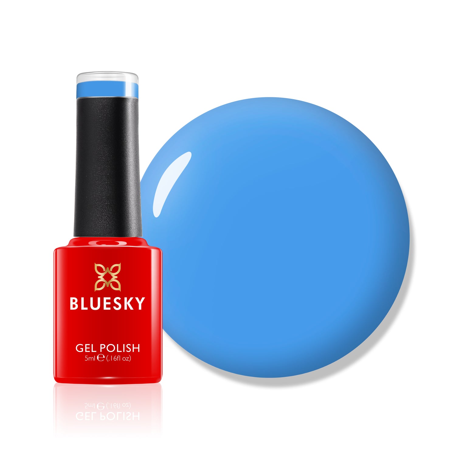 Bluesky Gel Polish, Seaside Blue