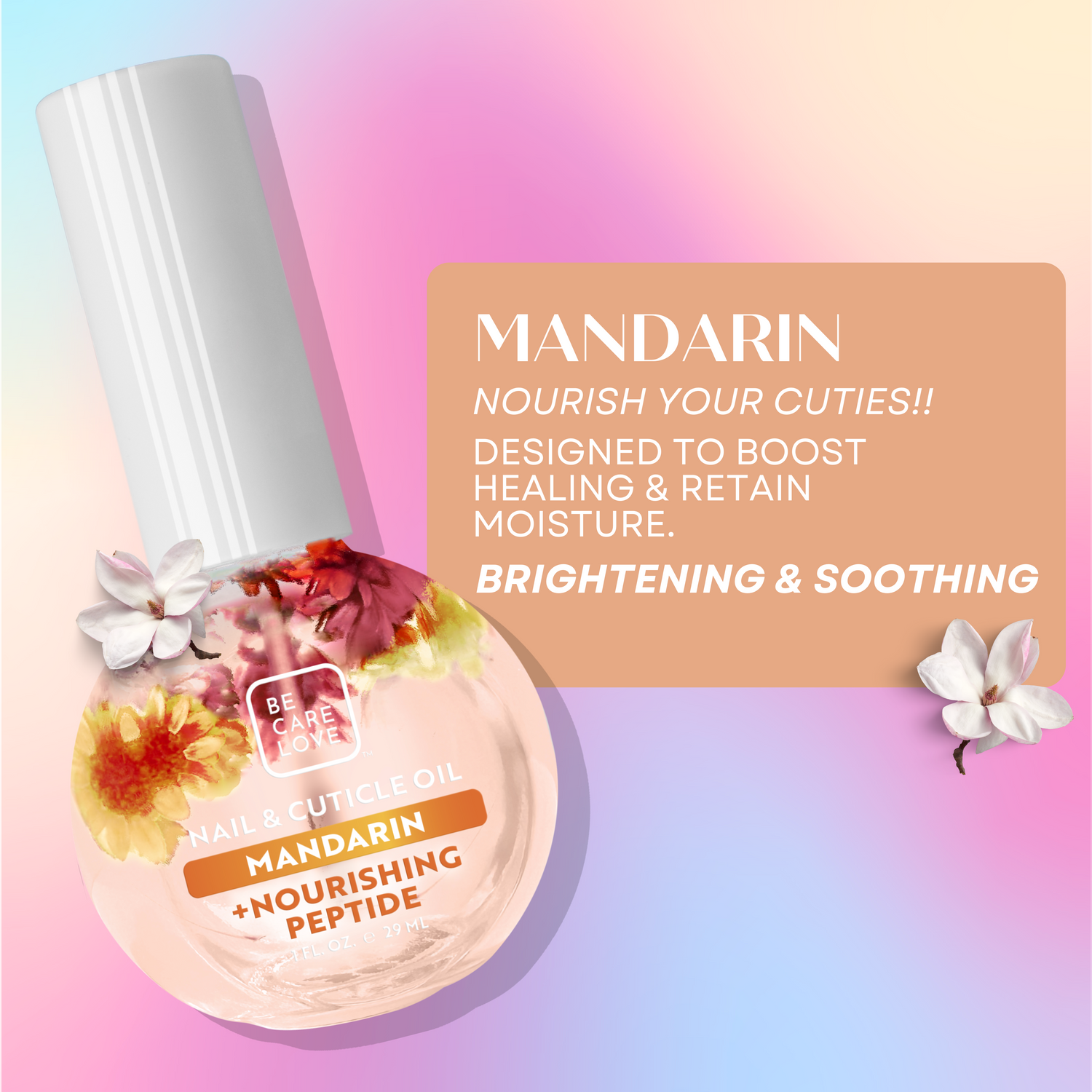 BCL Spa Nourishing Peptide Cuticle Oil, Mandarin