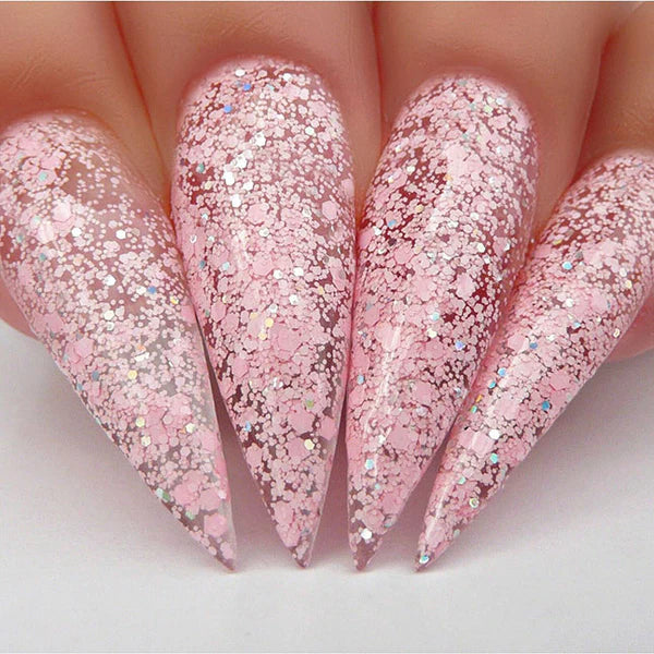 Kiara Sky Dip Color Powder, Pinking Of Sparkle