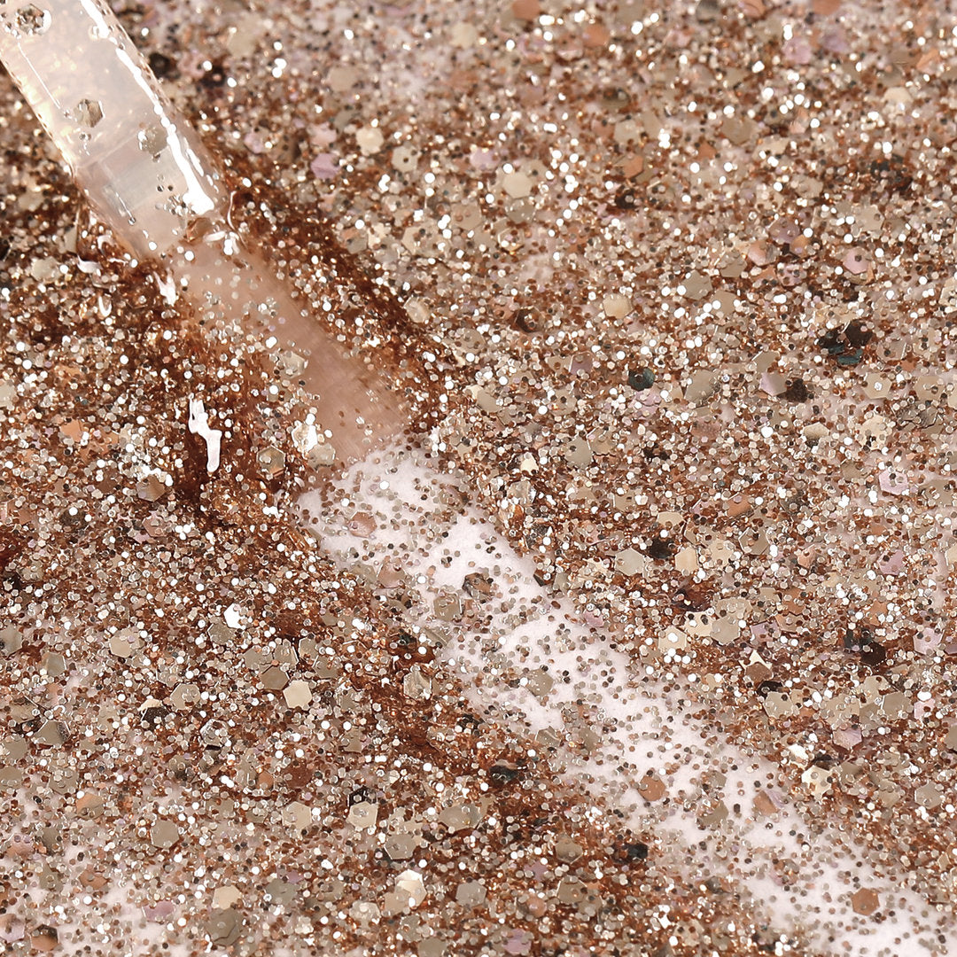 Bluesky Gel Polish, Gold Button