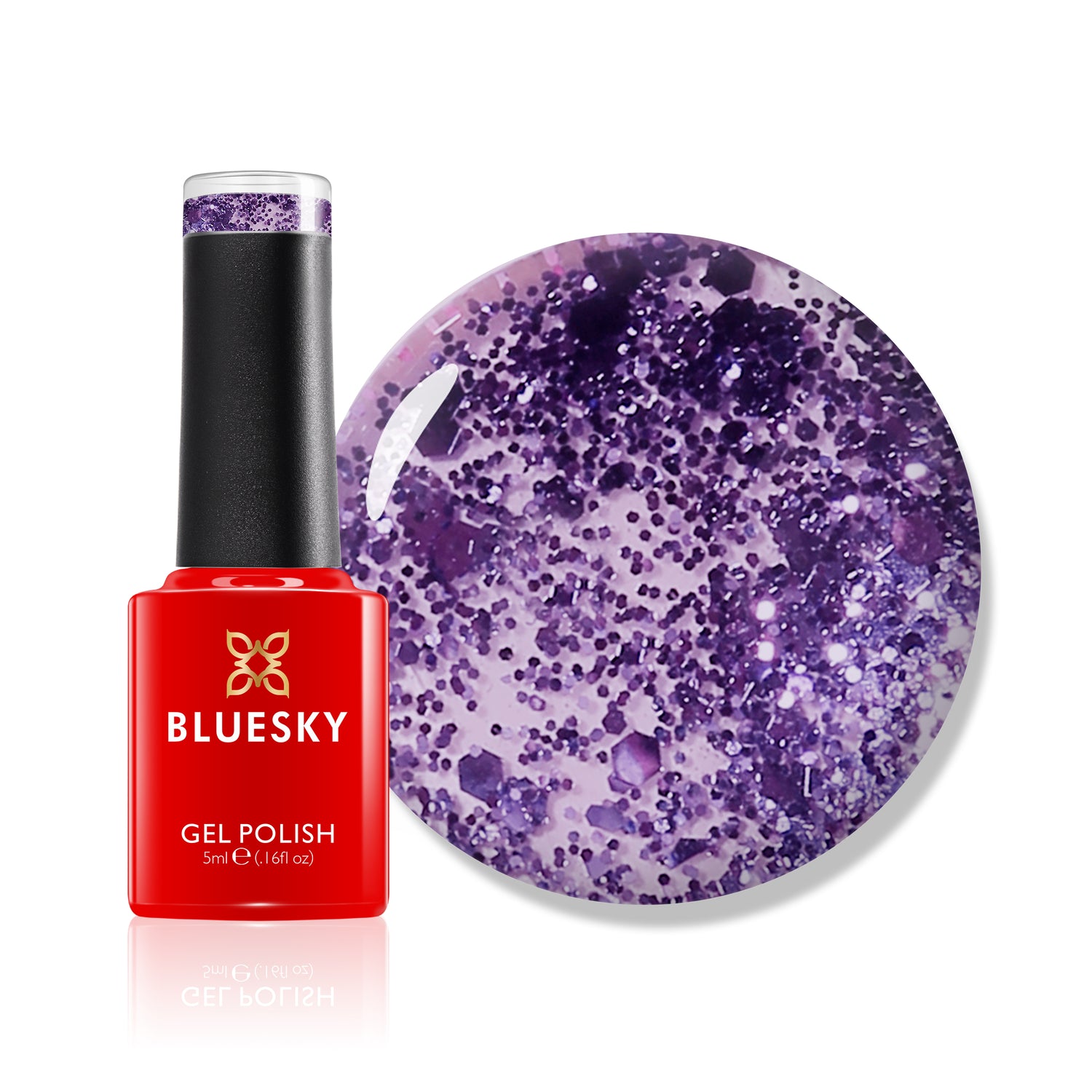 Bluesky Gel Polish, Purple Diamond