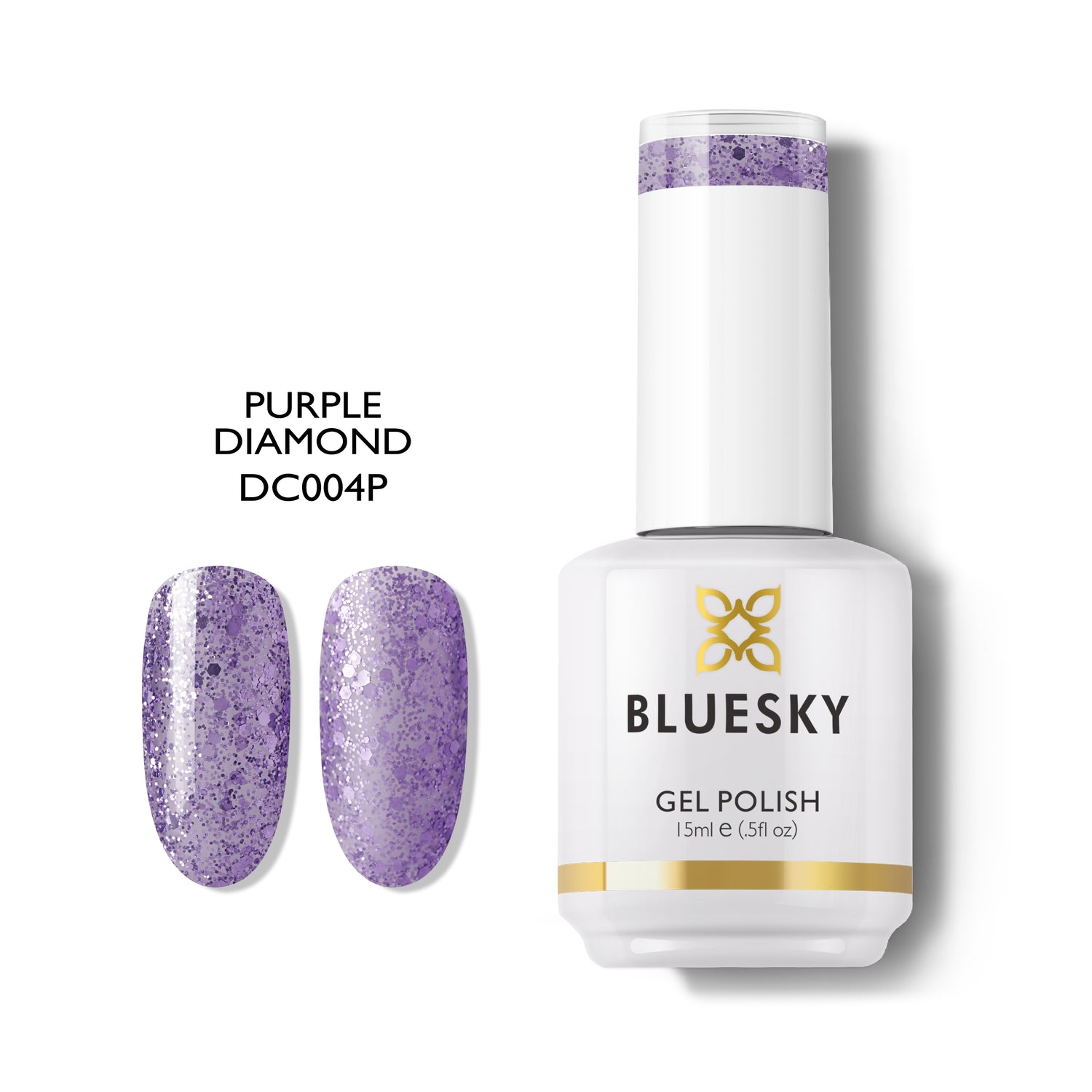 Bluesky Gel Polish, Purple Diamond