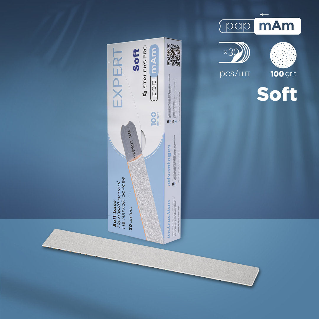 Staleks Pro Raspipaperi Vaahtomuovilla Expert 20 100 Grit Soft Foam, 25 kpl DFCE-20-100W