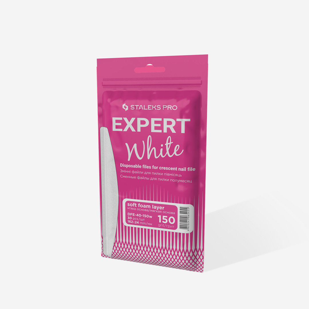 Staleks Pro Sandpaper with Adhesive Surface & Foam Expert 40 150 Grit, 30 pcs DFE-40-150W