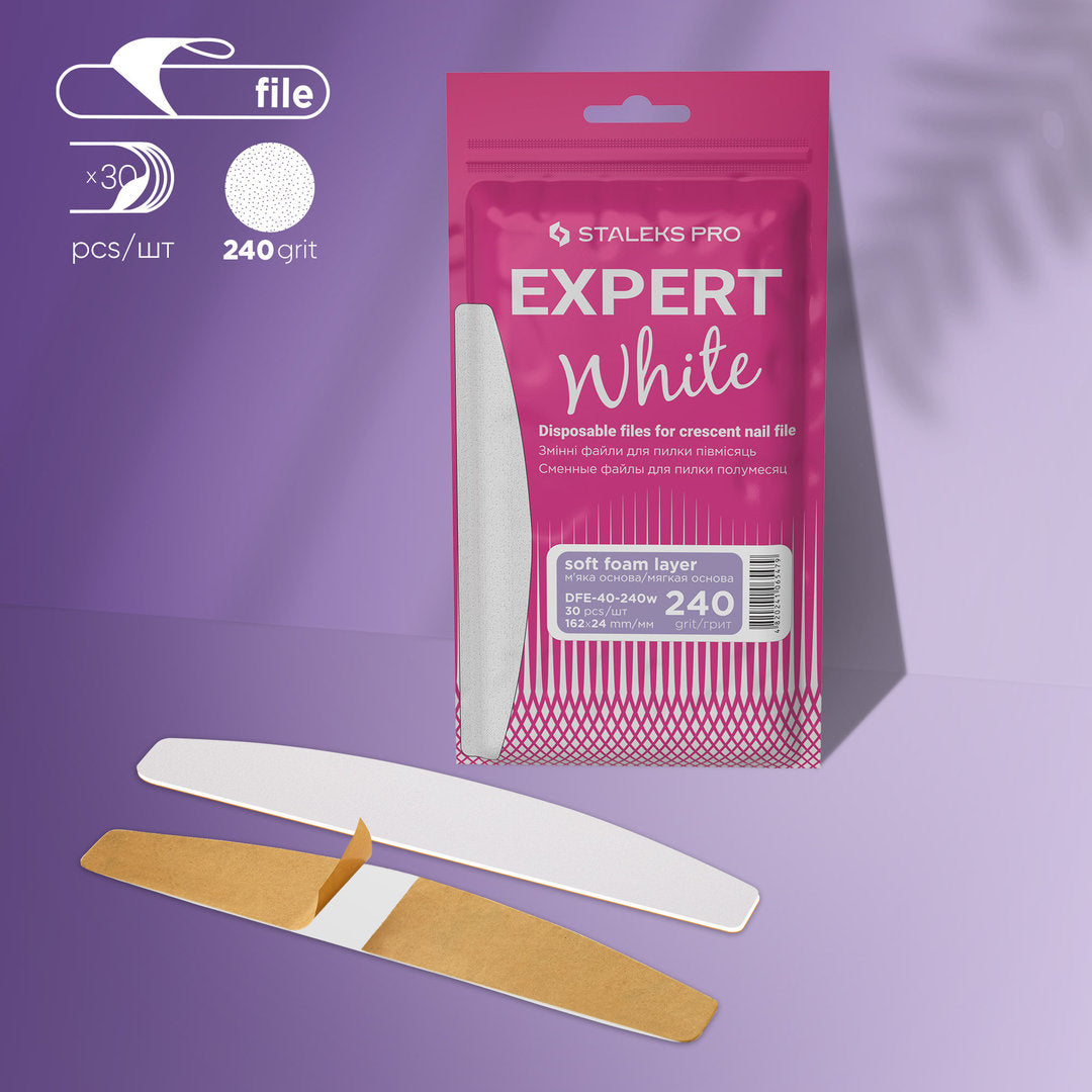 Staleks Pro Raspipaperi Liimapinnalla & Vaahtomuovilla Expert 40 240 Grit, 30 kpl DFE-40-240W