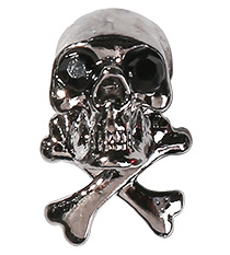 Nail Decoration, Skull 3 pcs