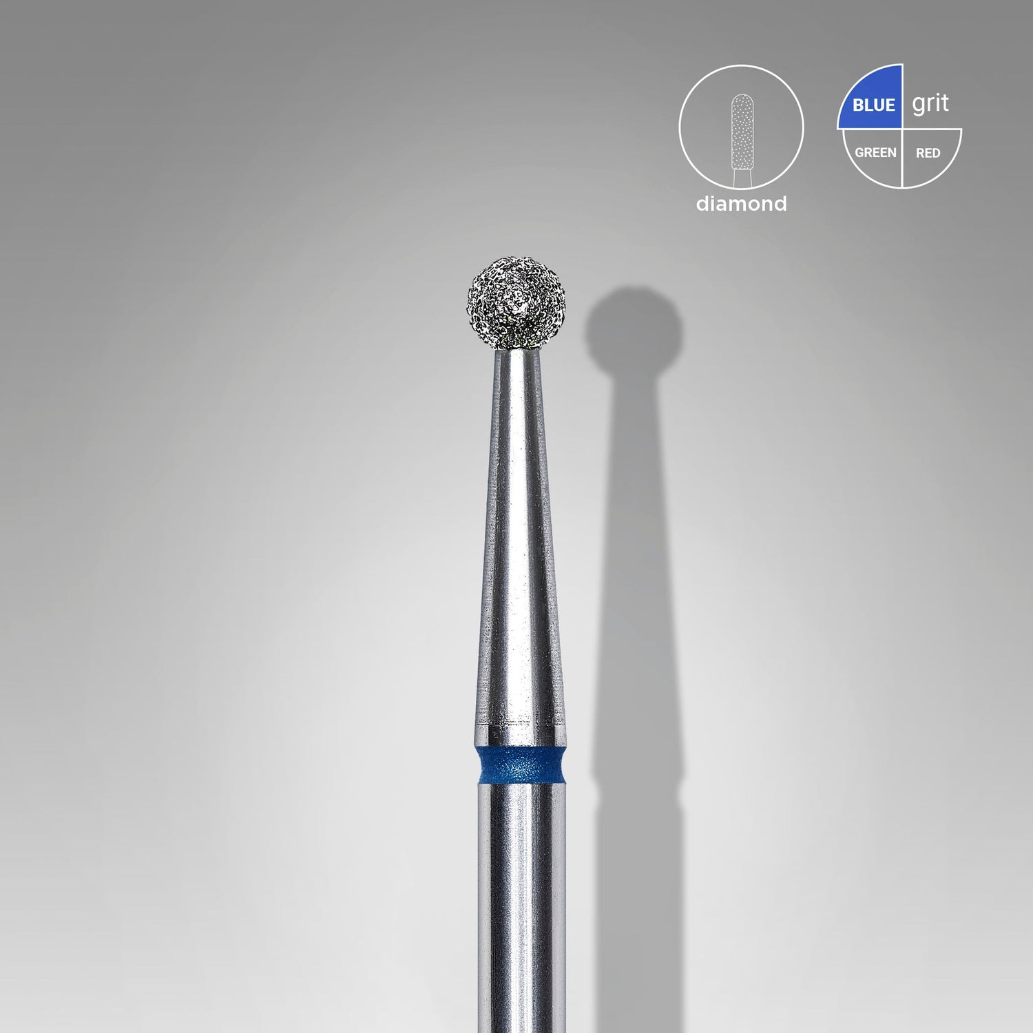 Staleks Pro Diamond Cuticle Ball Bit, Medium