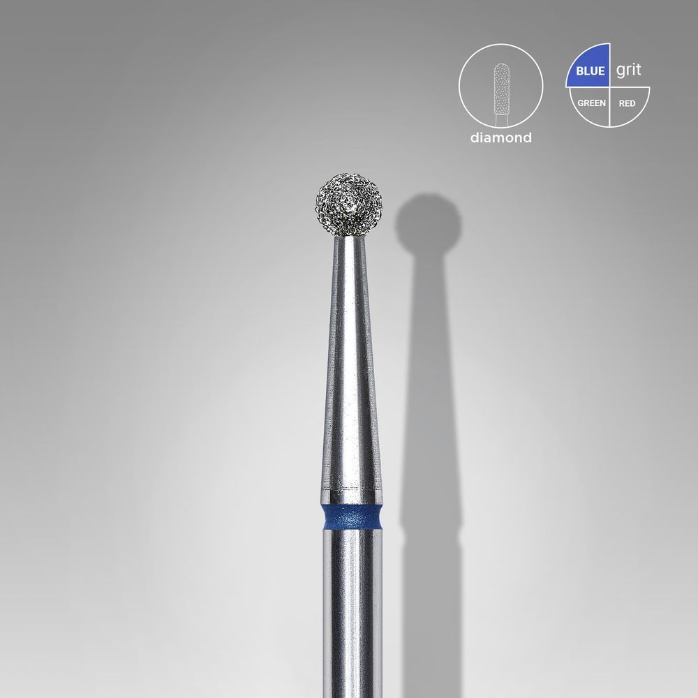 Staleks Pro Diamond Cuticle Ball Bit, Medium 2.5 mm