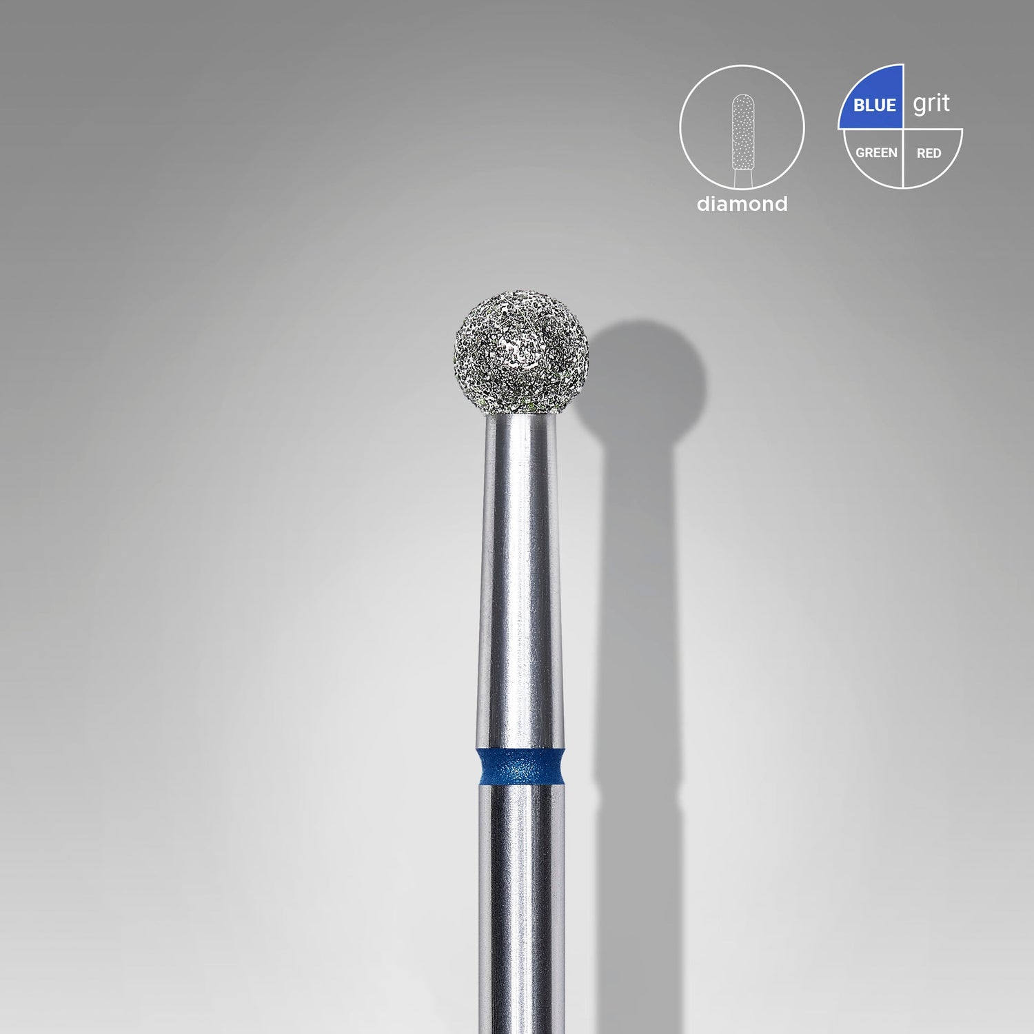 Staleks Pro Diamond Cuticle Ball Bit, Medium
