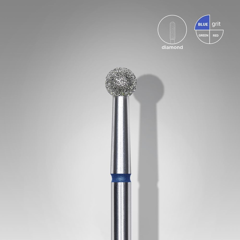 Staleks Pro Diamond Cuticle Ball Bit, Medium 3.5 mm
