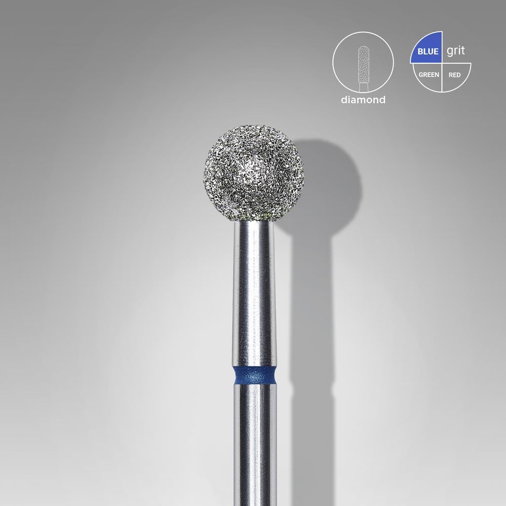Staleks Pro Diamond Cuticle Ball Bit, Medium 5 mm