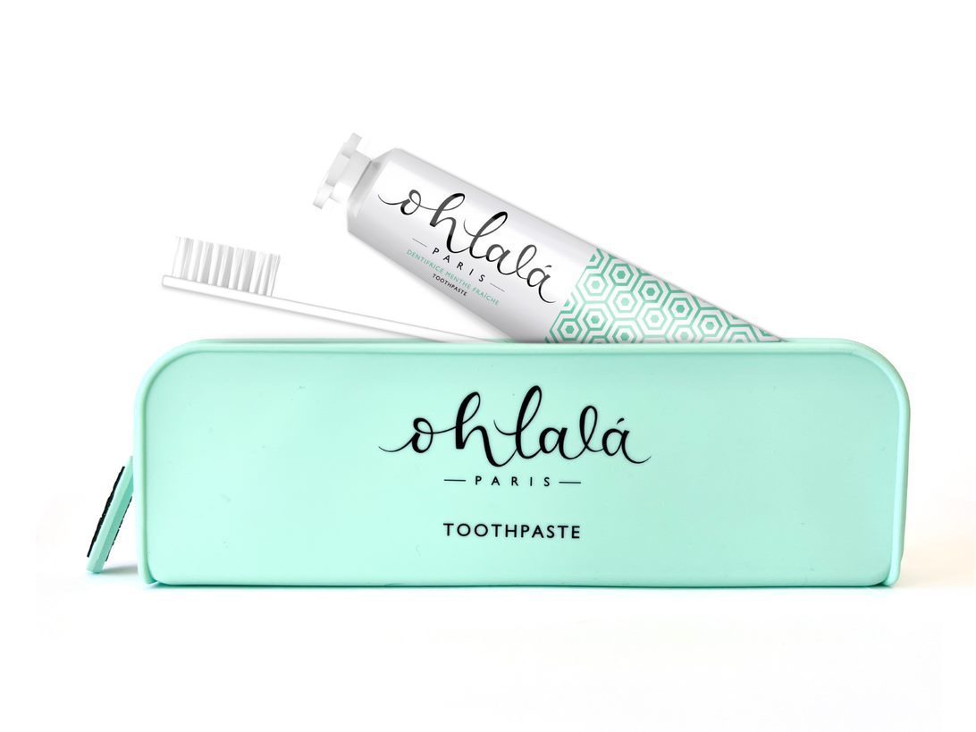 Ohlalá Premium Travel Set Fresh Mint 75ml + Dental Luxe Hammasharja