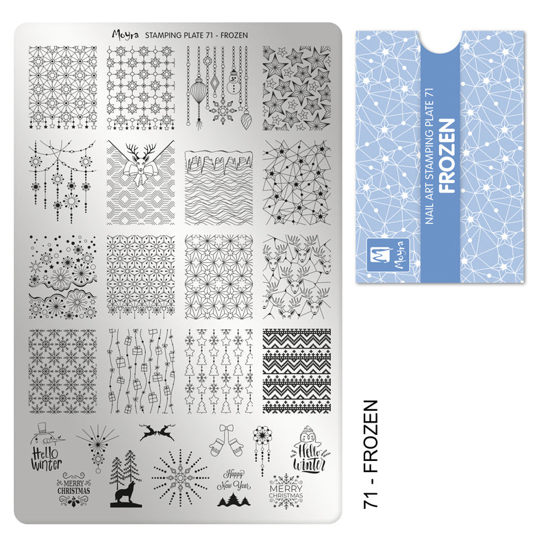 Moyra Stamping plate, 71 Frozen