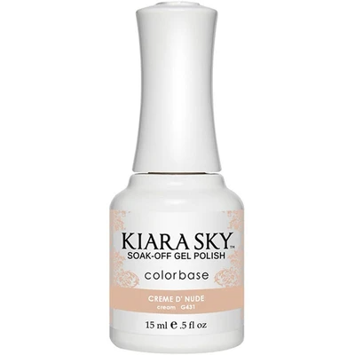 Kiara Sky Gel Polish, Creme D' Nude