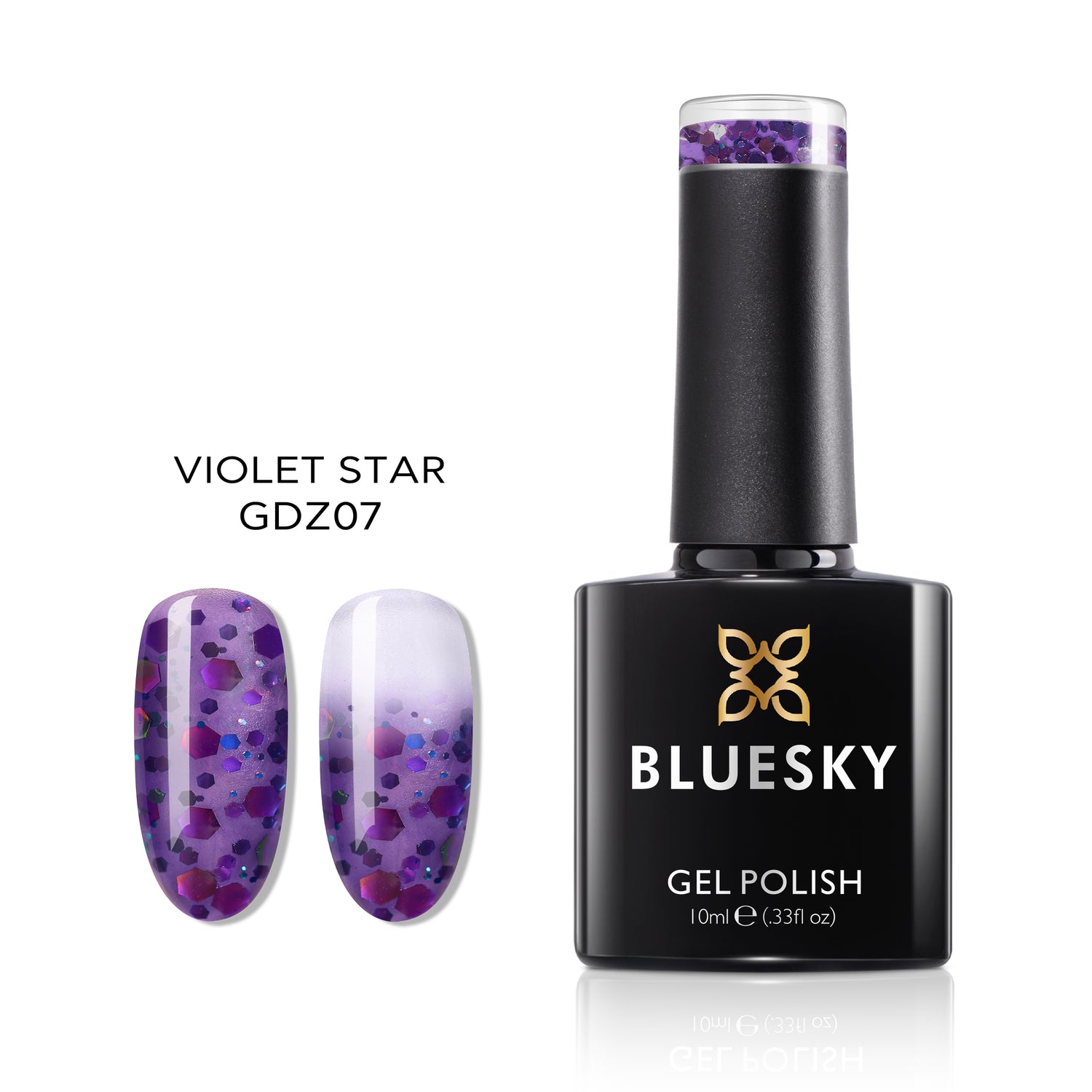 Bluesky Gel Polish, Violet Star