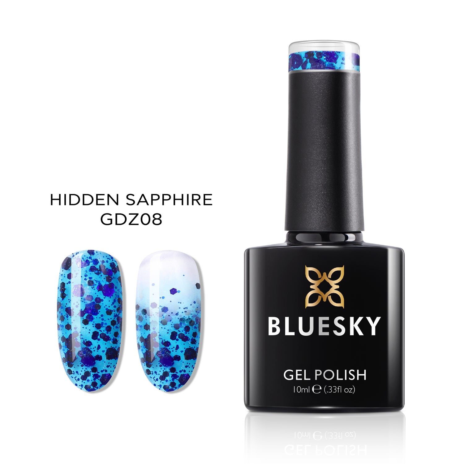 Bluesky Gel Polish, Hidden Sapphire
