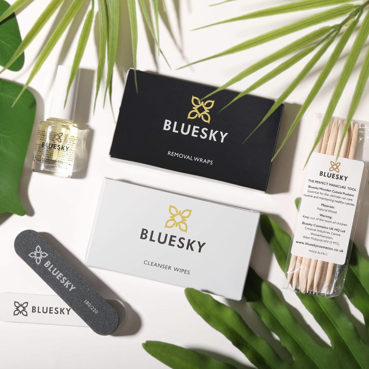 Bluesky Remove & Revive Kit, Gel Polish Removal and Care Kit