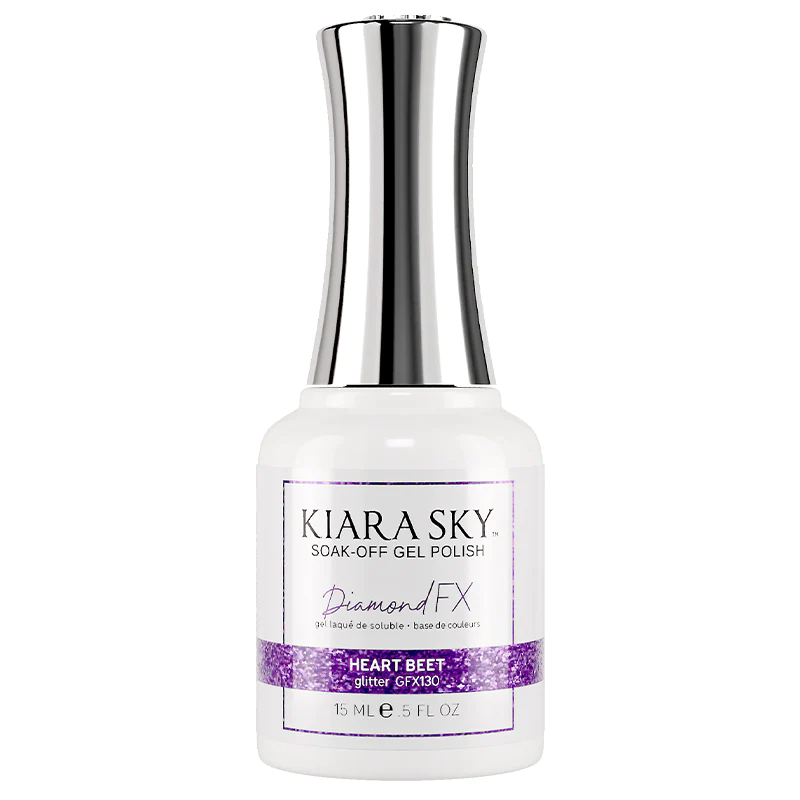 Kiara Sky FX Gel Polish, Heart Beet