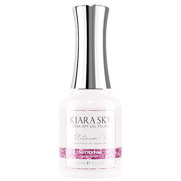 Kiara Sky FX Gel Polish, Hotter Pink