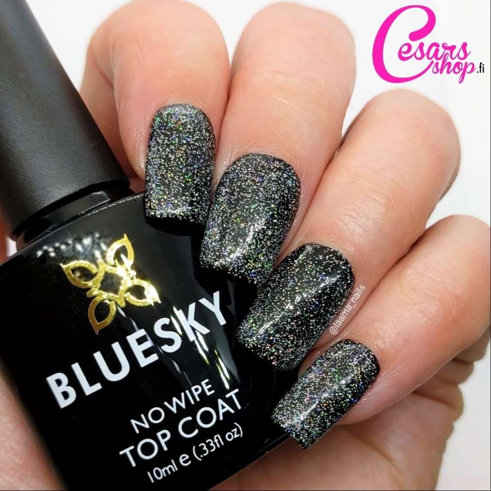 Bluesky No Wipe Glitter Gel Top Coat, GTC02