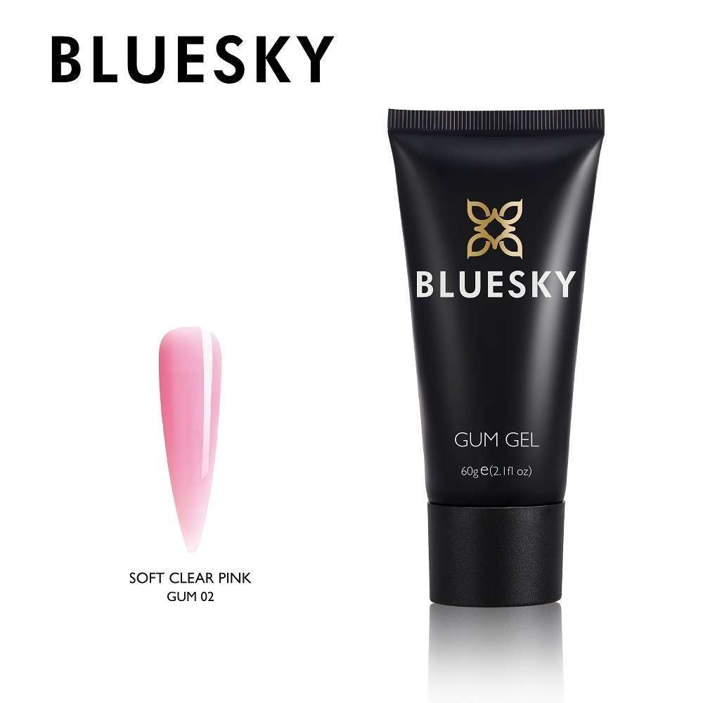 Bluesky Gum Acrylic Gel, Soft Clear Pink