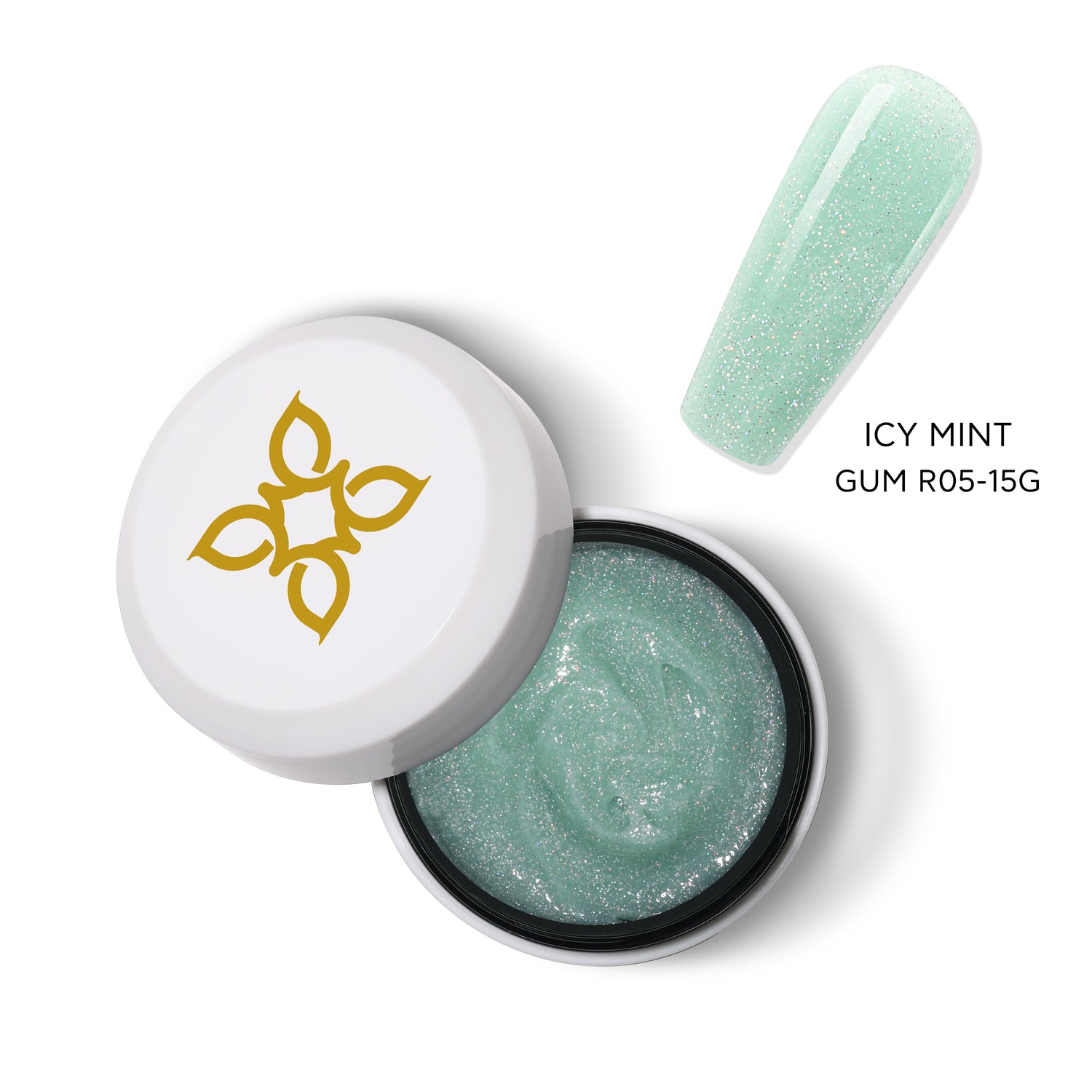 Bluesky Shimmering Gum Acrygel, Icy Mint