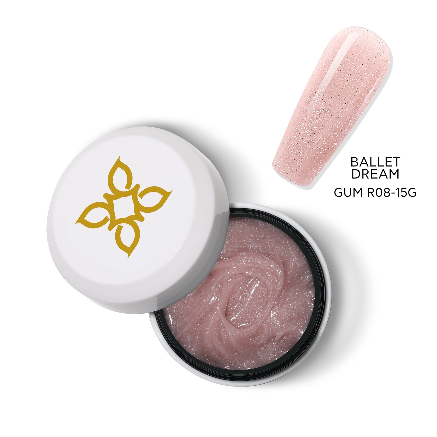 Bluesky Shimmering Gum Acrygel, Ballet Dream