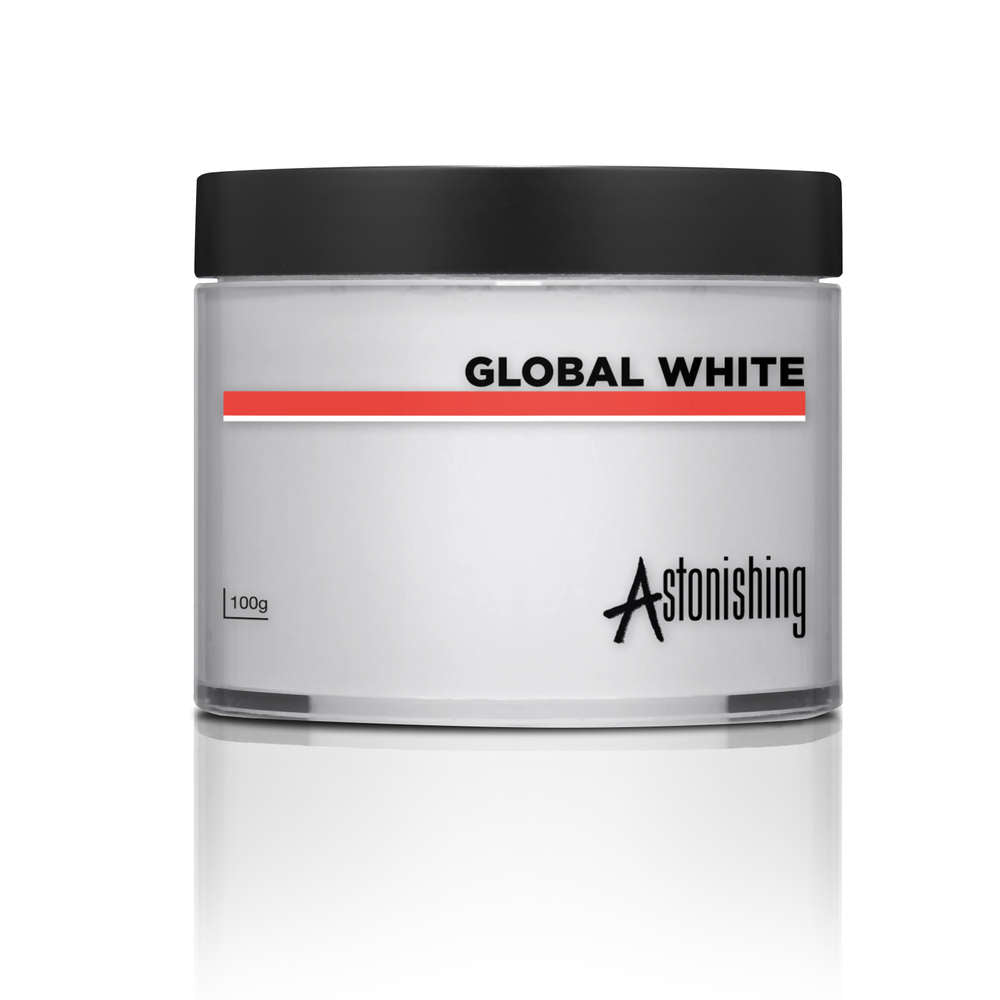 Astonishing Nails Acrylic Powder, Global White