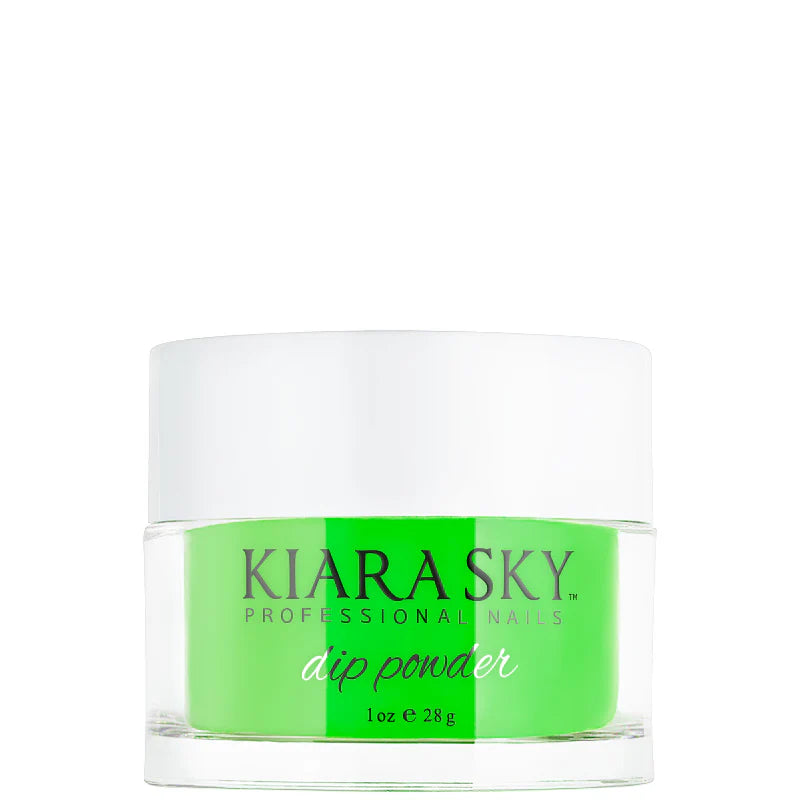 Kiara Sky Dip Color Powder, Green With Envy