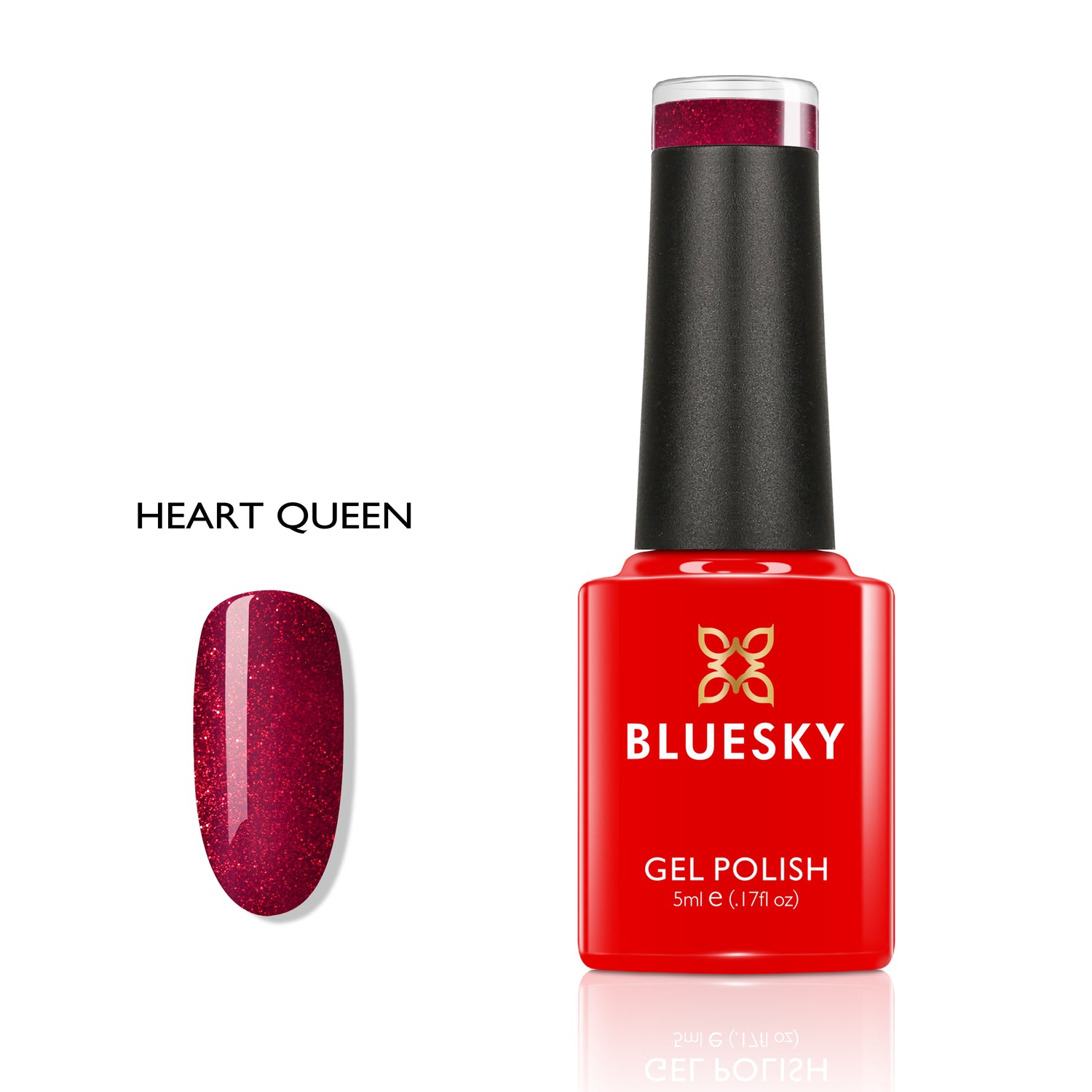 Bluesky Gel Polish, Heart Queen