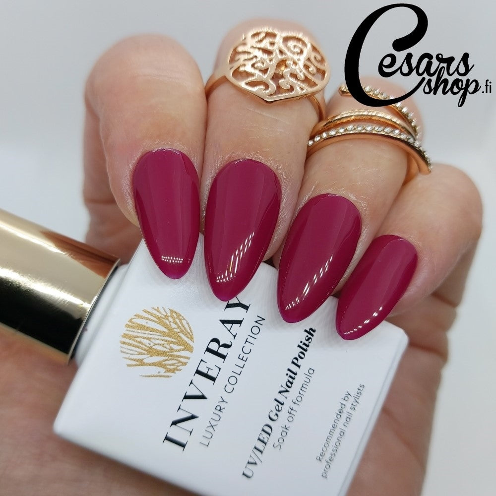 Inveray Luxury Gel Polish, Raspberry Roulade