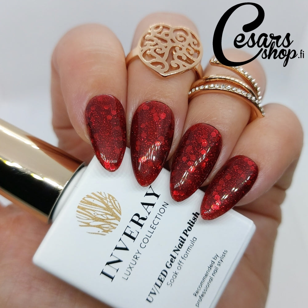 Inveray Luxury Gel Polish, Ruby Flame