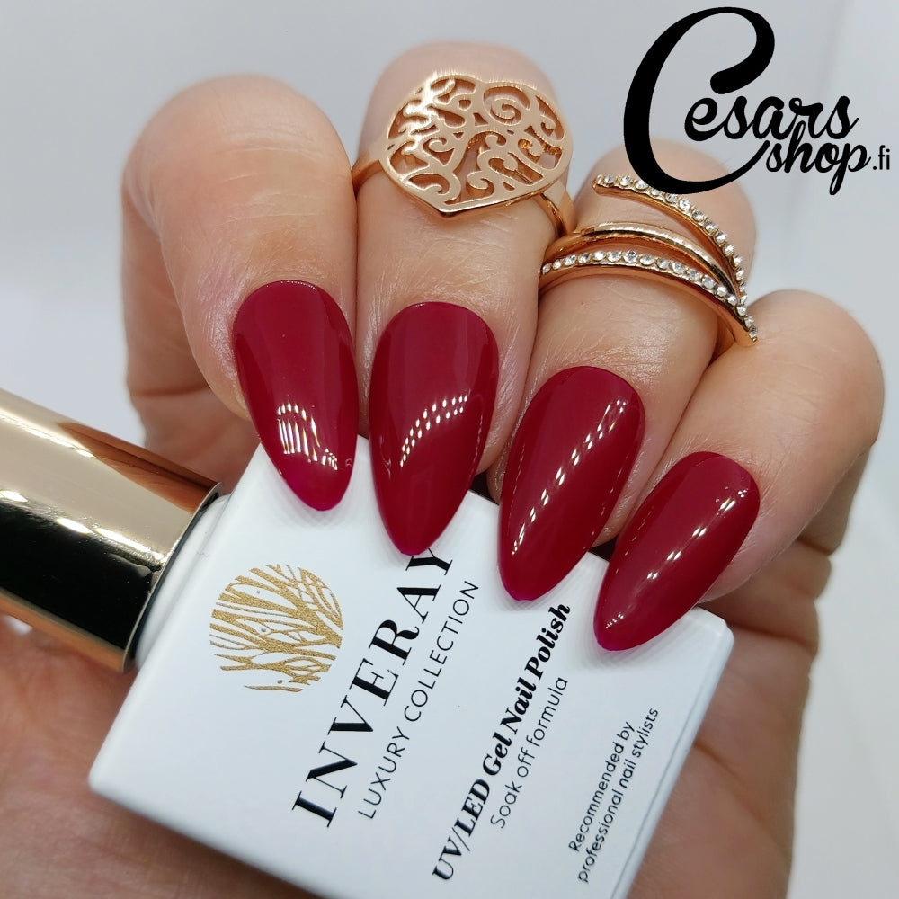 Inveray Luxury Gel Polish, Retro Red